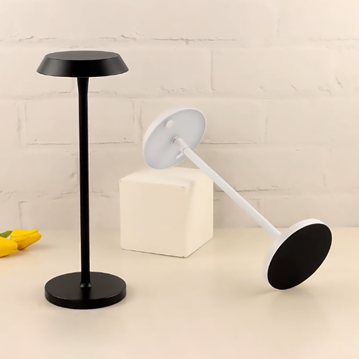 Cordless Table Lamp With Rotatable Lamp Head - Waterproof & Dimmable Eye-Caring Desk Light - Appledas