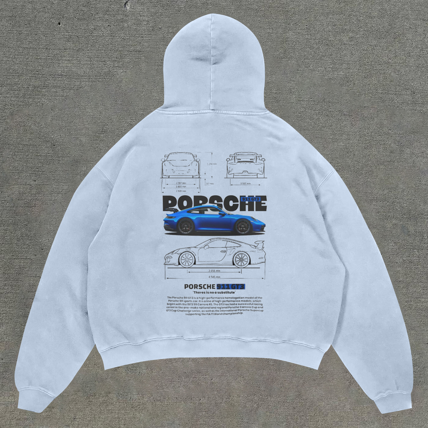 Casual street style printed hoodie