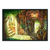 Fairy Tale Forest House-Full Embroidery 3 Strands 11CT Stamped Cross Stitch-58*40CM
