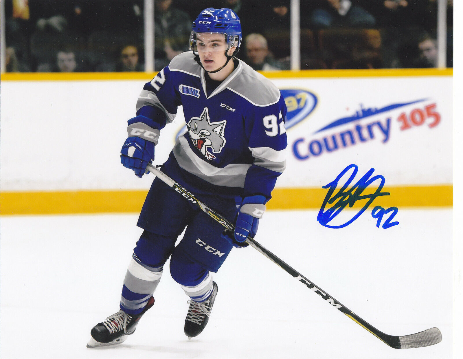 BLAKE MURRAY SIGNED AUTOGRAPH SUDBURY WOLVES 8X10 Photo Poster painting CAROLINA HURRICANES