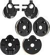 AMK 1/10 Capra Brass Counter Weight Axle Housing Black Coating for Axial Capra RC Crawler 1/10 SCX10 III Capra Unlimited Trail Buggy UTB10 RTR 1.9 4WS Upgrade Part (E- 3-in-1 Capra Brass Part)