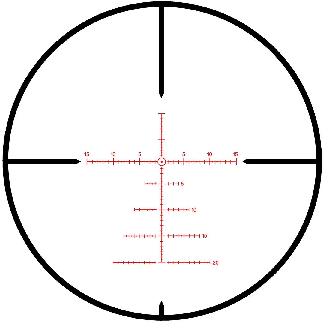 ohhunt&reg; LR 7.25-40X50 SFIR Scope,Side Parallax,Glass Etched Reticle,Red Illumination,Turrets Lock Reset,Sunshade