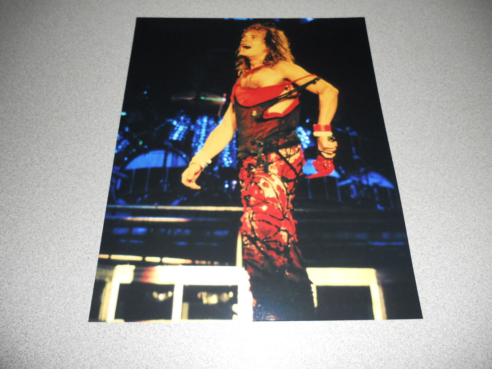 David Lee Roth Van Halen Live 8x10 Concert Photo Poster painting #11