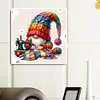 Diamond Painting-DIY Full Round Drill Coffee Gnome