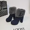 Gioiacombo&trade; Nuovi stivali invernali con tacco alto moda donna