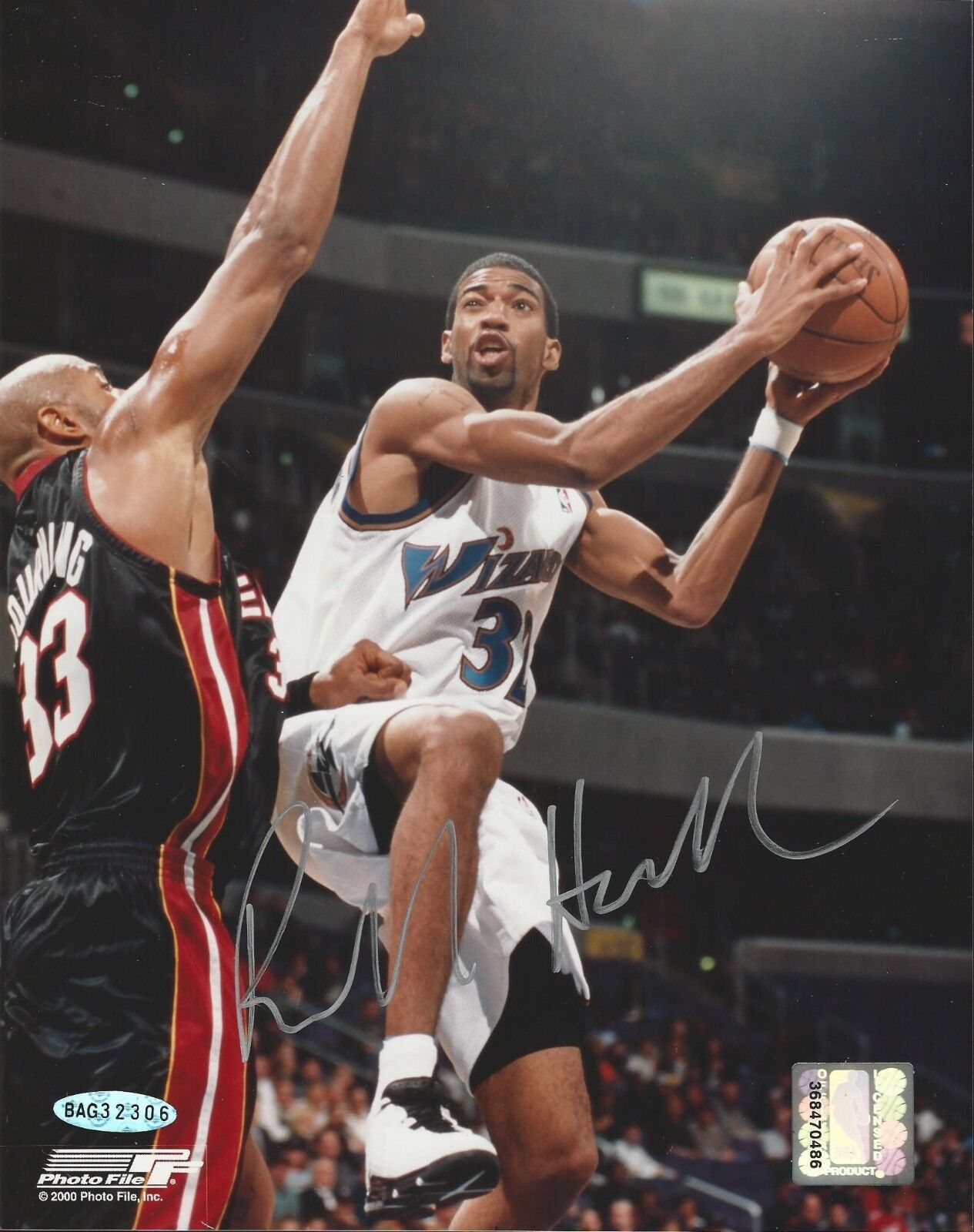 Richard Hamilton Washington Wizards signed 8x10 Photo Poster painting Upper Deck UDA #BAG32306