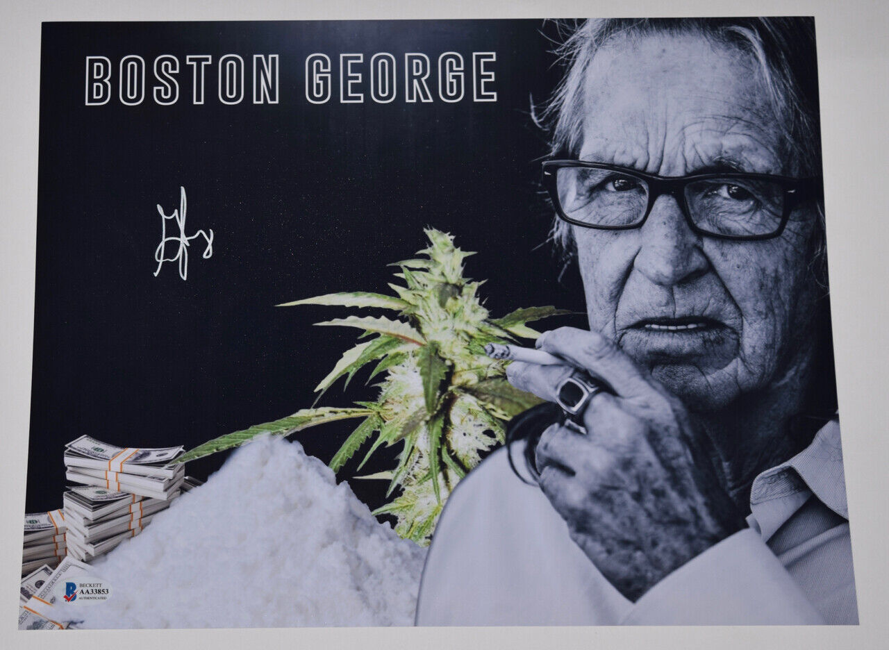 Boston George Jung Signed Autograph 11x14 Photo Poster painting Blow Movie Smuggler Beckett COA