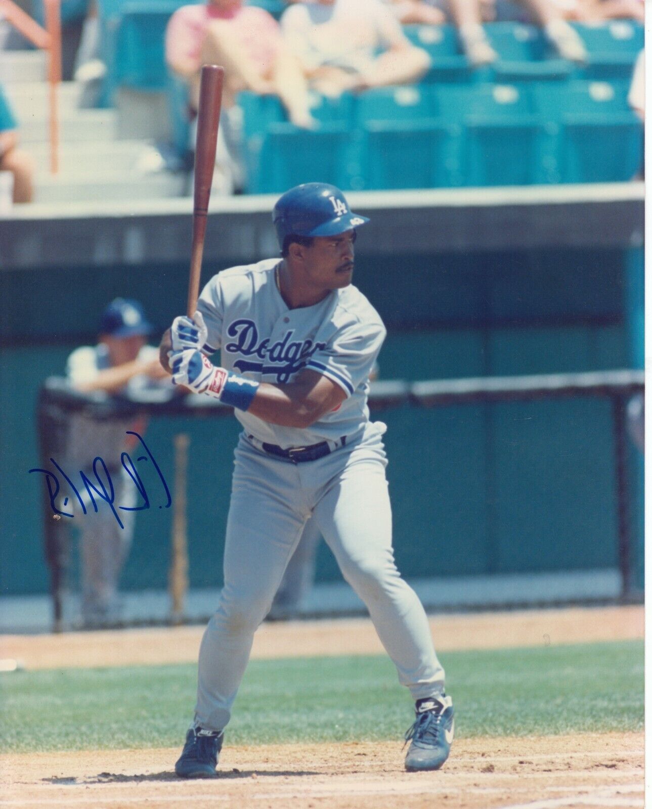 Raul Mondesi #0 8x10 Signed Photo Poster painting w/ COA Los Angeles Dodgers