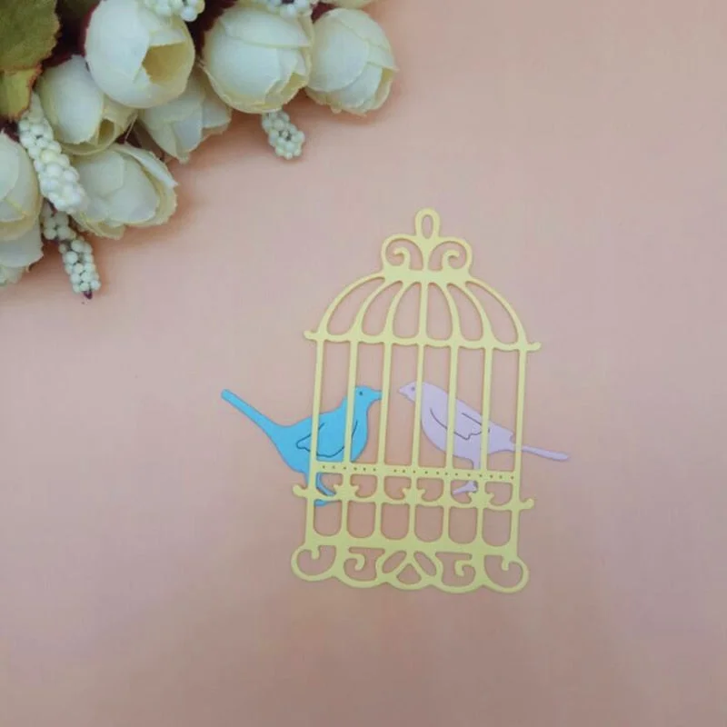 Bird birdcage Wedding Love Cutting Die Punch for Scrapbook Scrapbooking PAPER CRAFT card album knife mold art cutter stencils