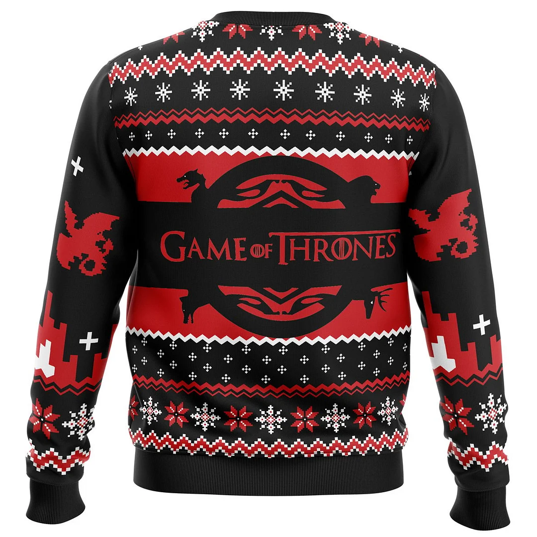 Game of Thrones House Targaryen Ugly Christmas Sweatshirt