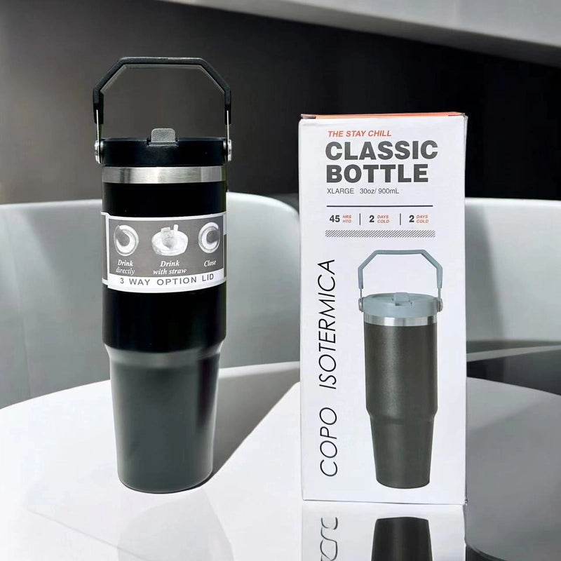 Casual Solid Color 201 Stainless Steel 304 Stainless Steel Thermos Cup 1 Piece