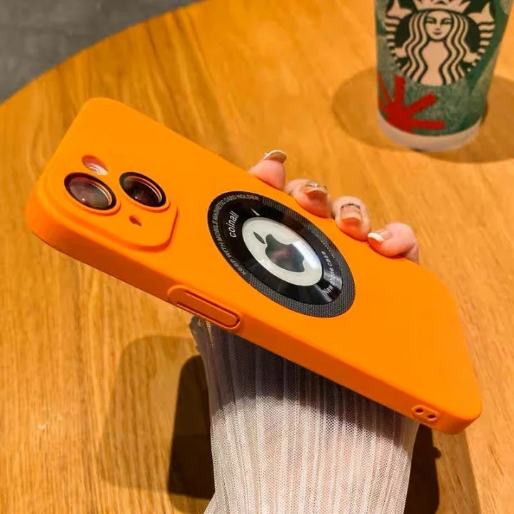 For iPhone 13/14 Series Hollow Out Frosted Mobile Phone Case