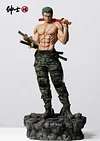 1/6 Scale Army Unifrom/Out of the bath Zoro - ONE PIECE Statue - ShenShi18 Studios [In Stock]