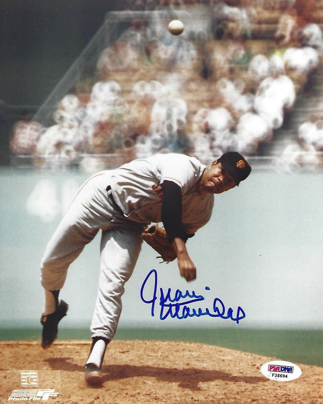 Juan Marichal Signed Giants Baseball 8x10 Photo Poster painting PSA/DNA COA Picture Autograph