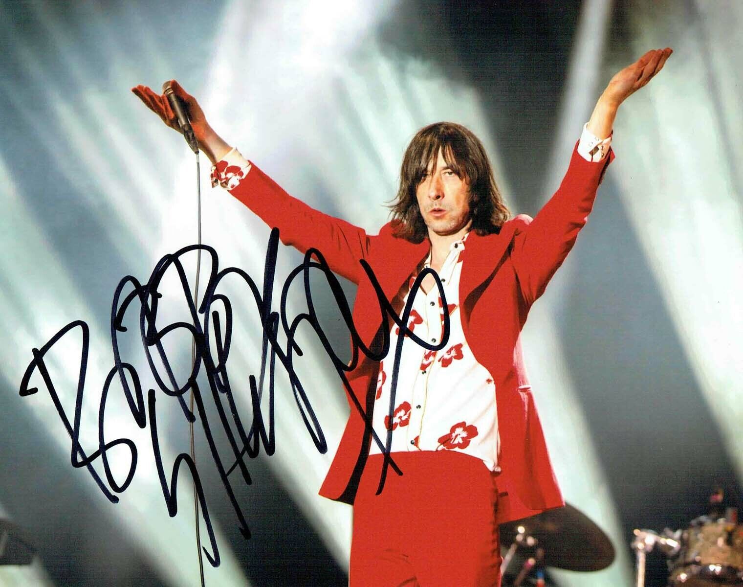 Bobby GILLESPIE Primal Scream SIGNED Autograph 10x8 Photo Poster painting 2 AFTAL COA