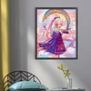 >SALE<Full Embroidery Eco-cotton Thread 11CT Printed Cartoon Girl Cross Stitch 40x50cm