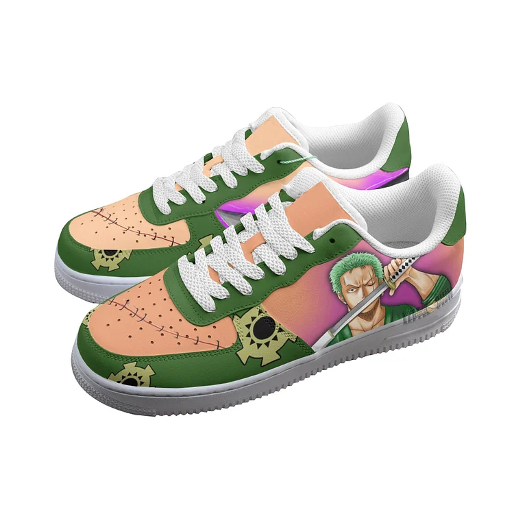 Roronoa Zoro 2 Custom Anime Shoes One Piece