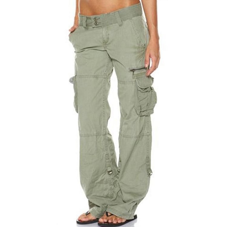 womens multi pocket pants