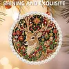 Pendentif de peinture en diamant en renne de No&euml;l pour adultes perceuse simple face