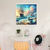Coffee Sailboat-11CT Stamped Cross Stitch 40*40cm/15.75*15.75in tapestrymarket