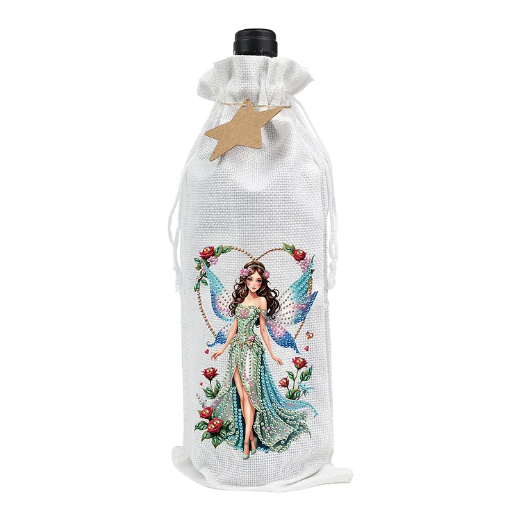 Diamond Art Wine Bottle Bags Covers DIY Diamond Painting Wine Bags (Fairy) gbfke