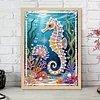 Seahorse-Special Shaped Diamond Painting