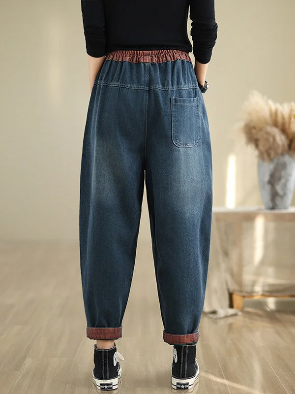 Women Half Sleeve V-neck Solid Color Dress