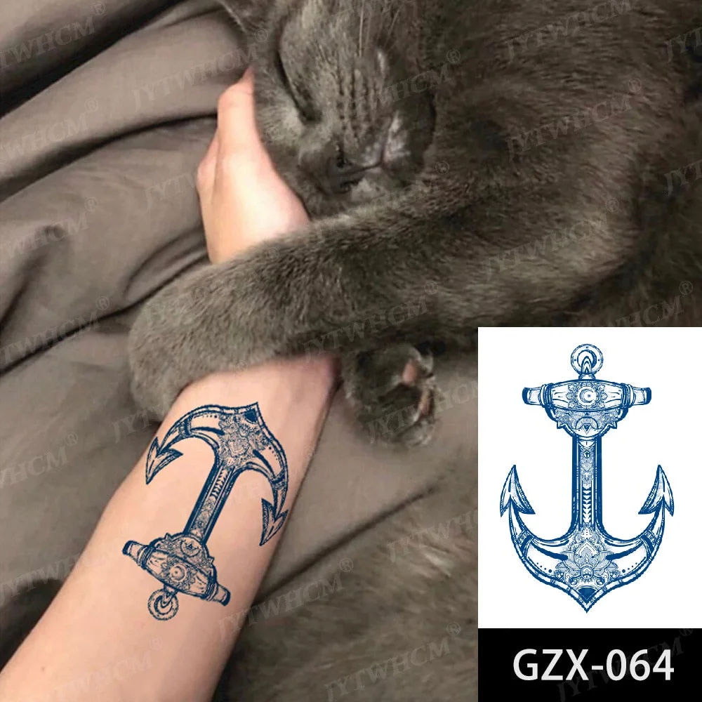 Juice 2 Weeks Lasting Tattoo Sticker Moon Forest Small Arrow Rose Waterproof Transfer Fake Tatoo Female Transfer Tatto Men Women