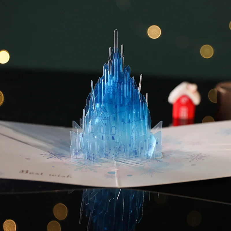 Crystal Ice Castle Card
