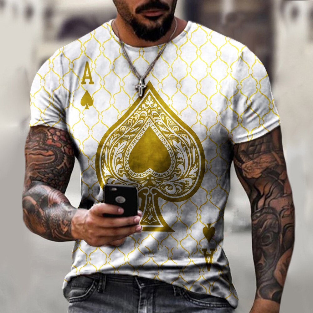 

Ace of Spades - 3D Printed Men T Shirt, Xxl, 501 Original