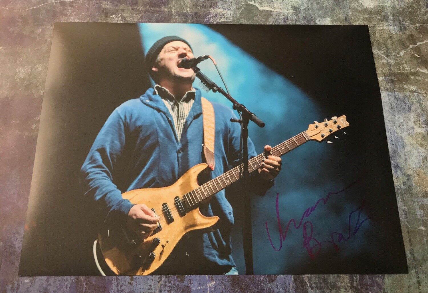 GFA Modest Mouse * ISAAC BROCK * Signed 11x14 Photo Poster painting M8 PROOF COA