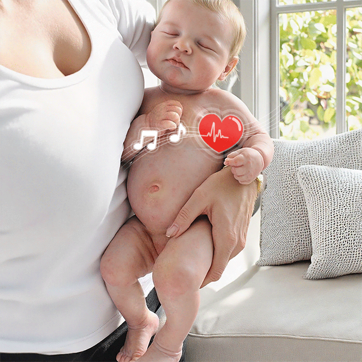 [3-7 Day Delivery]20" Realistic Reborn Newborn Chubby Cheek Face Baby Doll Girl Camille with Silicone Vinyl Washable Body for Pleased Bathing Rebornartdoll® RSAW-Rebornartdoll®