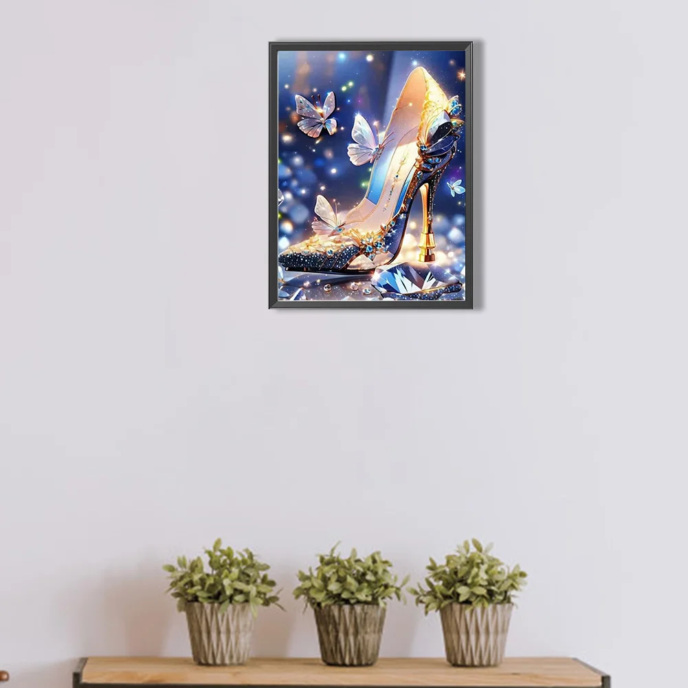 Partial AB Diamond Painting - Full Round Drill - Dream High Heels(Canvas|35*45cm)