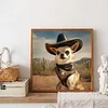 Diamond Painting-DIY Full Round Drill Cowboy Dog