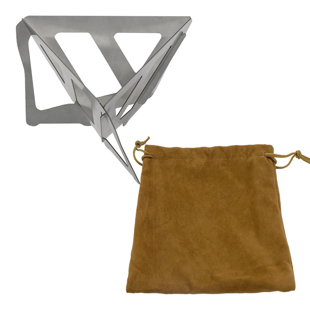 

Stainless Steel Coffee Filter Cup Folding Portable Coffee Drip Rack Dripper, 501 Original