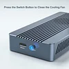 Acasis 40Gbps Tool-free M.2 NVMe Thunderbolt 3/4 USB 4 SSD Enclosure