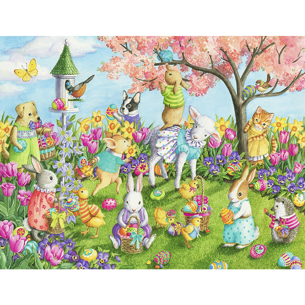 

Bunny Egg - Round Drill Diamond Painting - 40*50CM, 501 Original