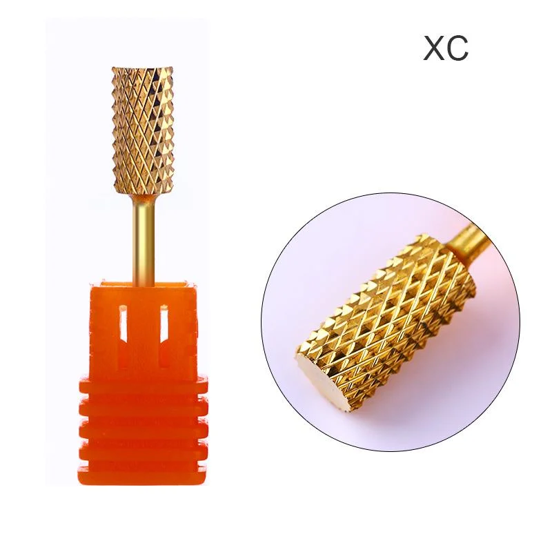 1 Pc Nail Drill Bit Multi-size Silver Manicure Nail Art Tool Electric Manicure Machine Device-Nail Inspo