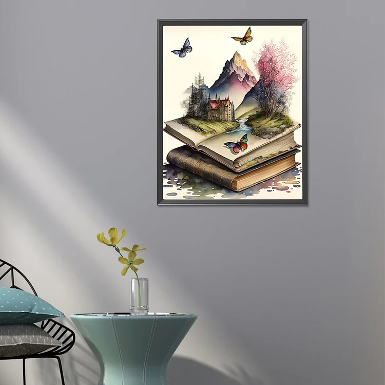 Book of Other Worlds - Full Round - Diamond Painting(40*40cm)