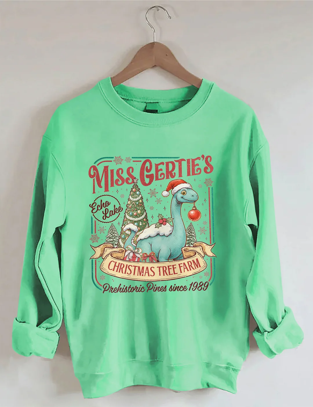 Miss Gertie&rsquo;s Christmas Holiday Vacation Sweatshirt
