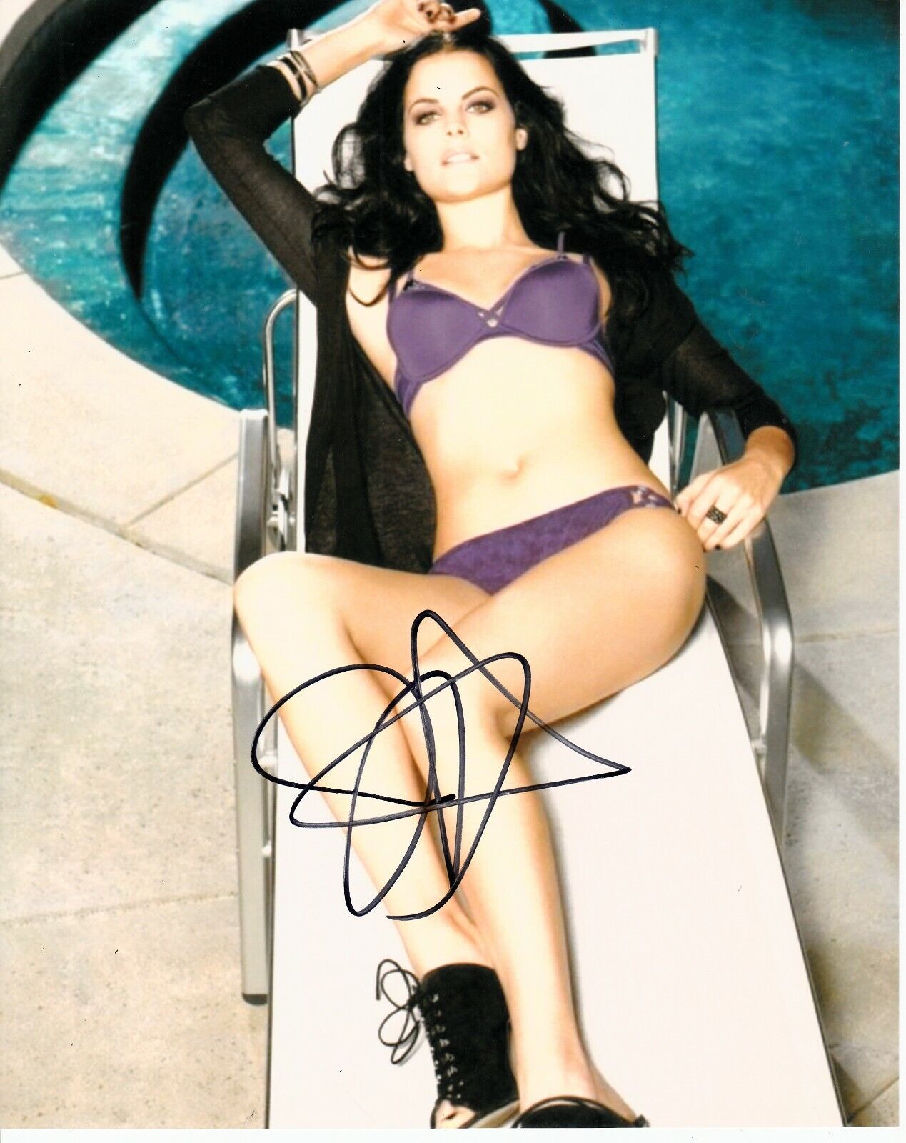 JAIMIE ALEXANDER SIGNED SEXY Photo Poster painting UACC REG 242 (6)