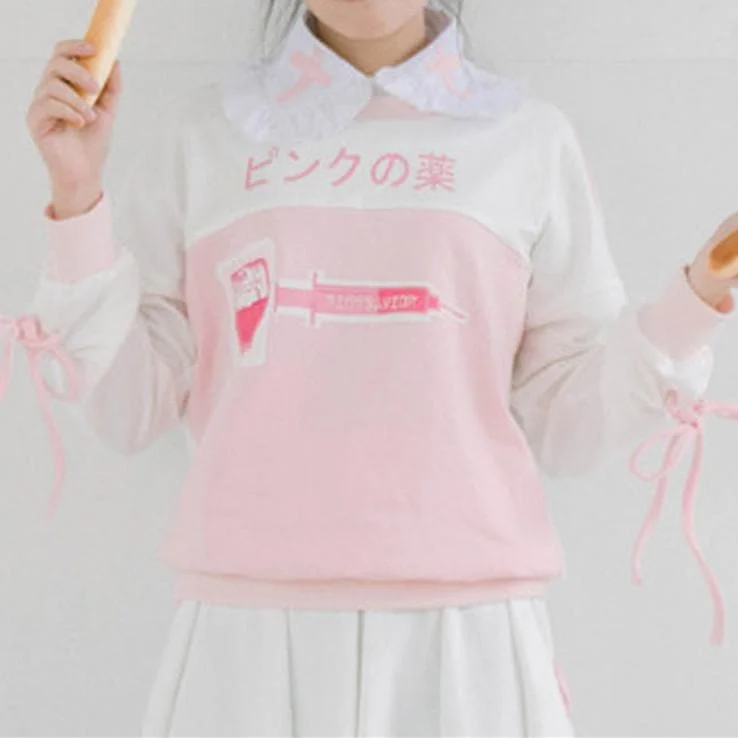 Harajuku Pinky Long Sleeve Jumper SP154570