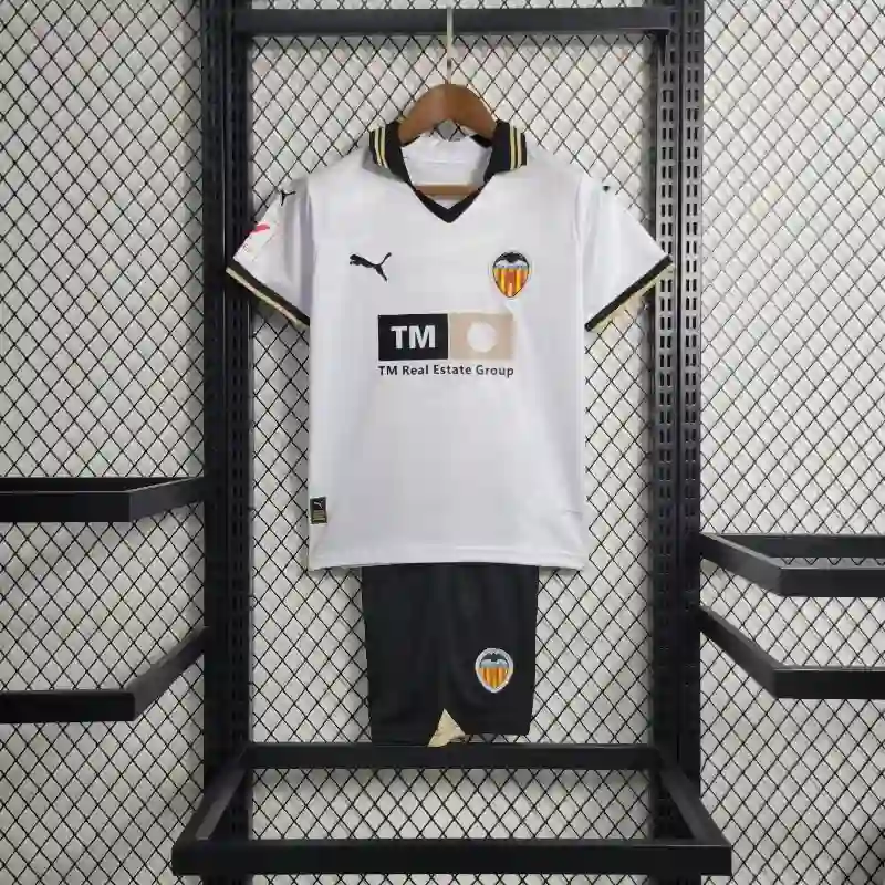 23-24 Kids Valencia Soccer Jersey Home