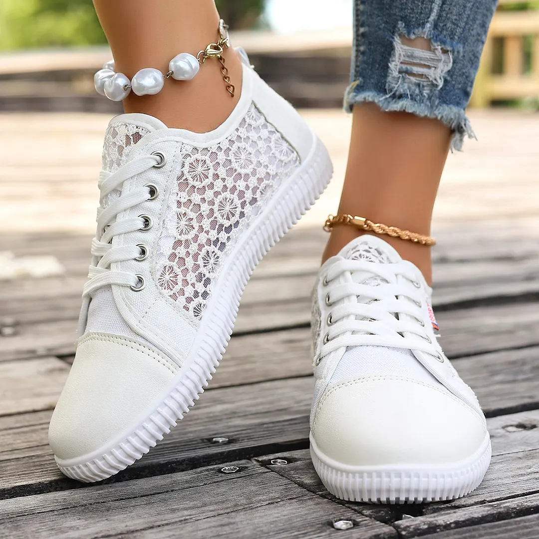 Breakj Breakj Leather Hollow Women's Shoes 2025 Summer New Breathable Thick Base Anti-Slip Light And Easy To Put On A Single Shoe