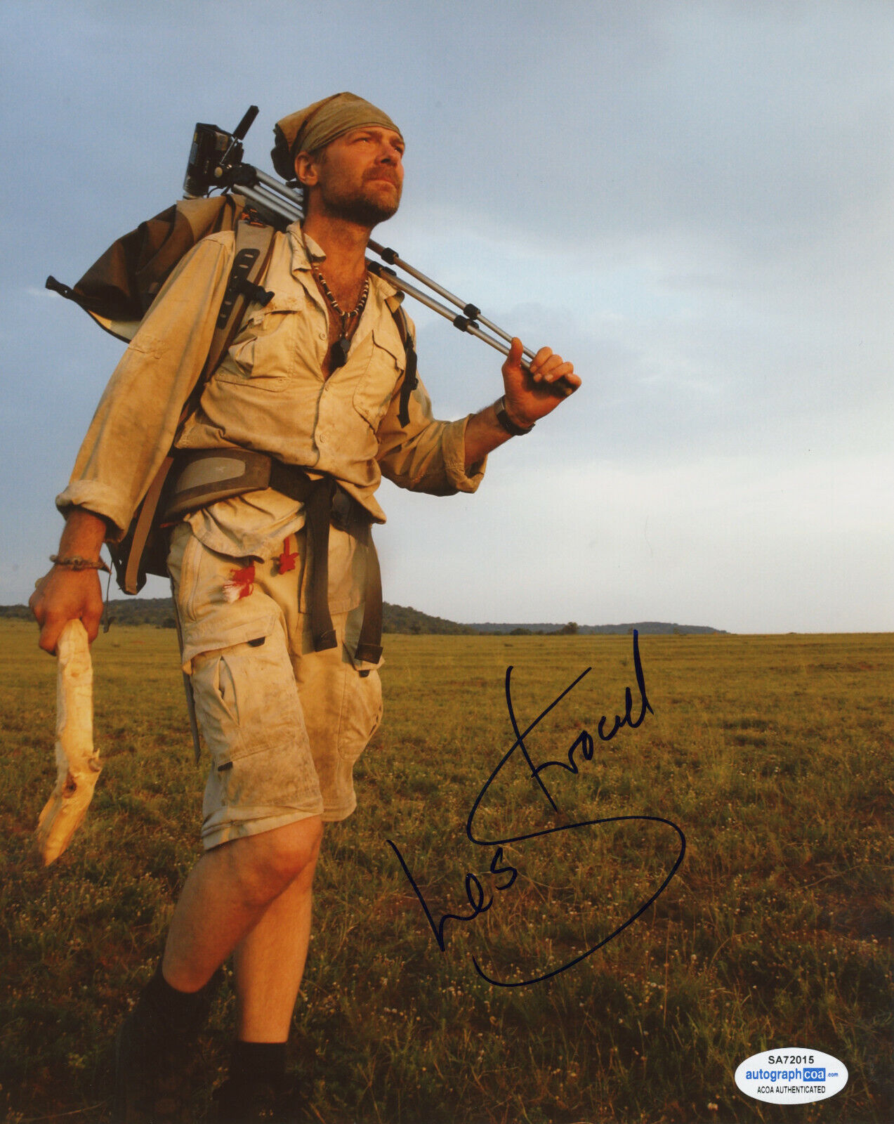 *RARE* SURVIVORMAN LES STROUD SIGNED 8x10 Photo Poster painting #1 ACOA COA EXACT PROOF!