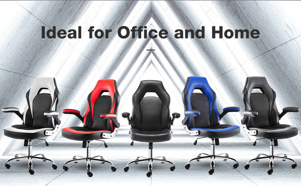 gaming office chairs with flip up armrest