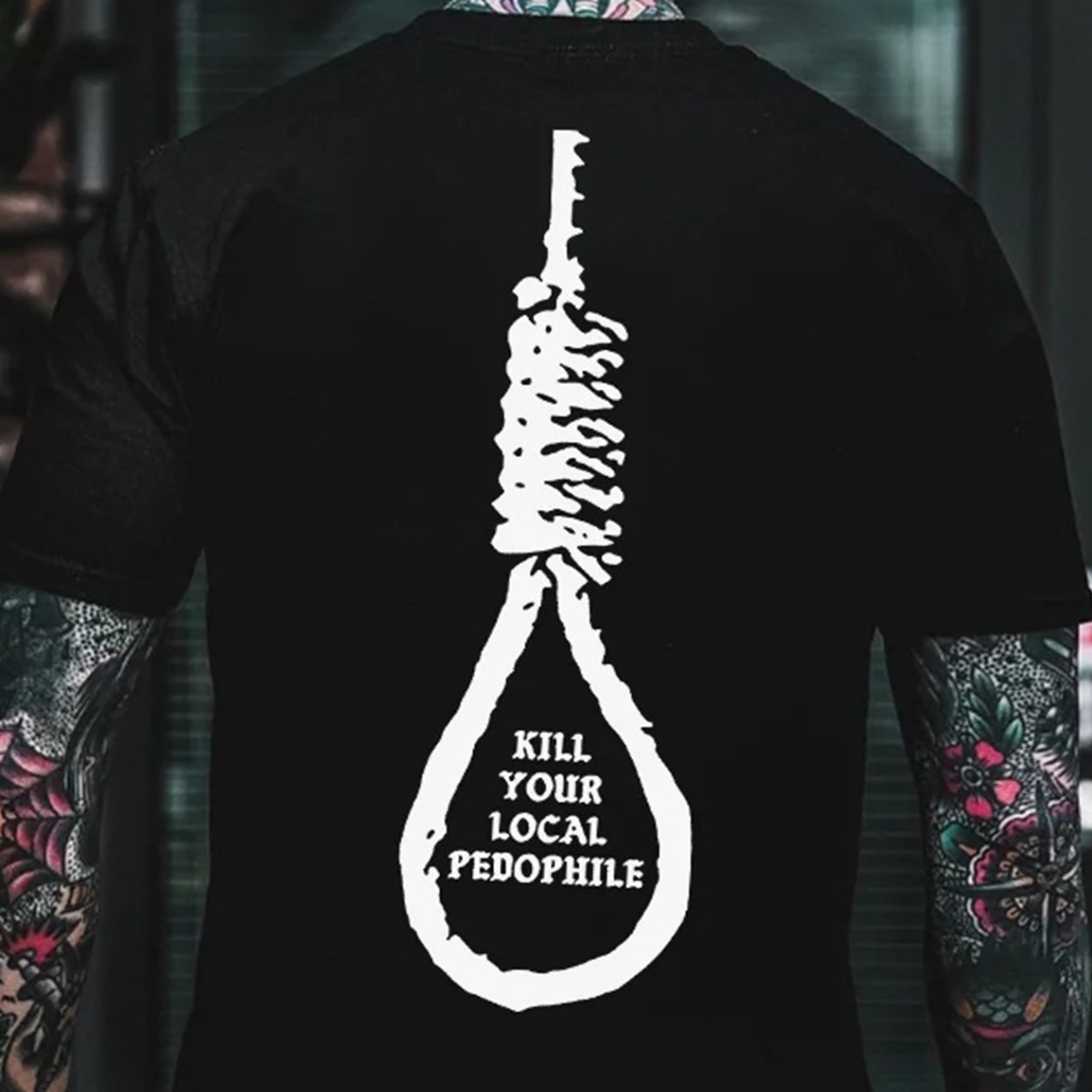 Kill Your Local Pedophile Printed Men's T-shirt Lixishop 
