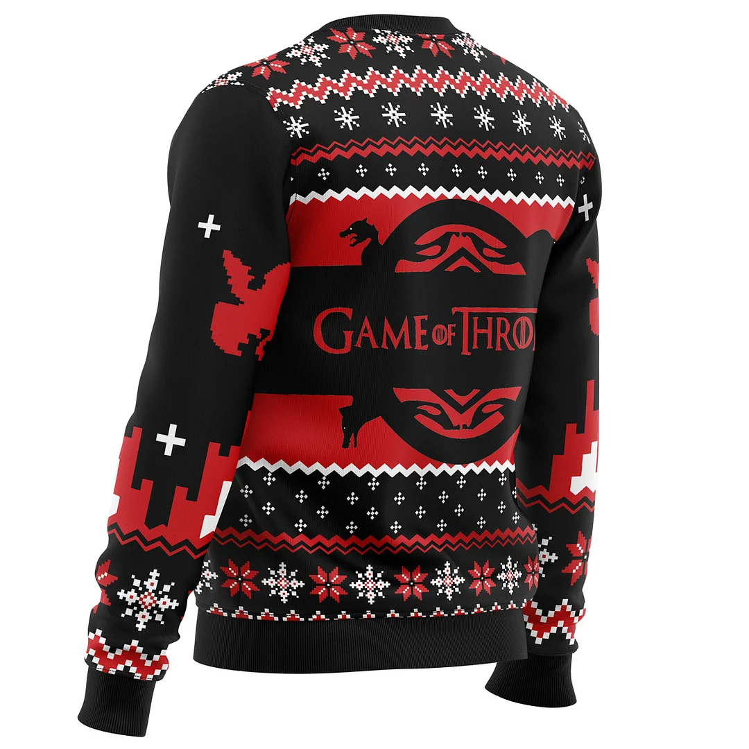 Game of Thrones House Targaryen Ugly Christmas Sweatshirt