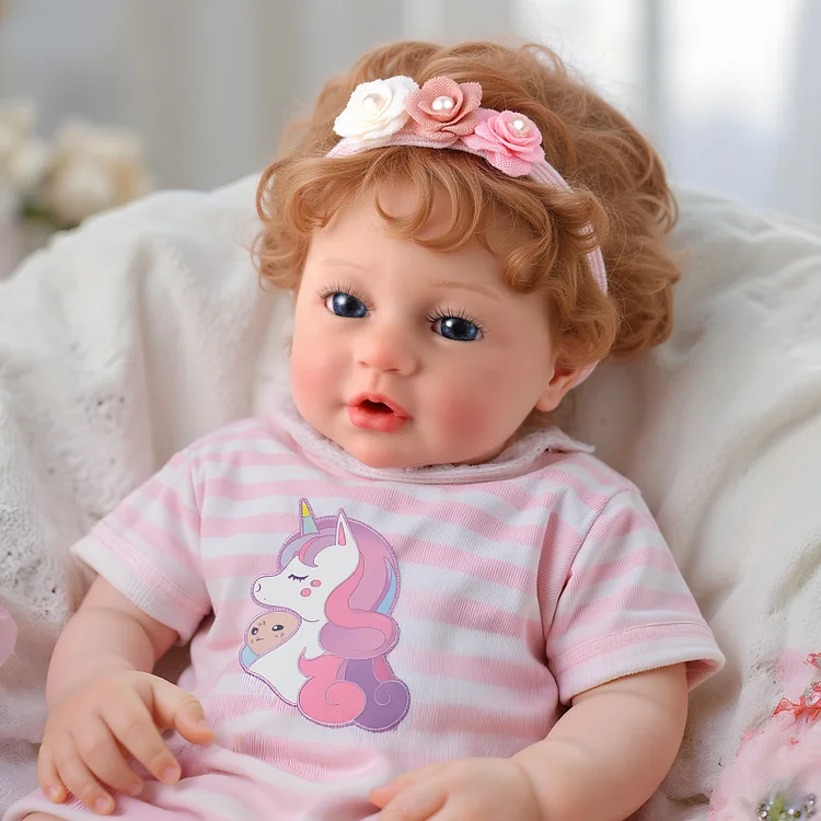 Babeside Ethan 12"/16" Realistic Silicone Quiet Baby Little Infant Girl Best Gift for Kids