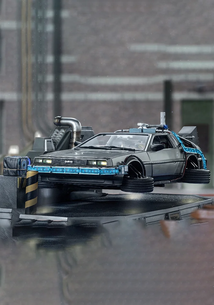 Back to the Future Part II - DeLorean Set Regular Version Art Scale 1/10-shopify